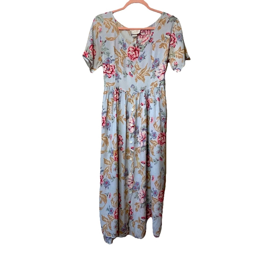 Vintage Floral Romantic Prairie Dress